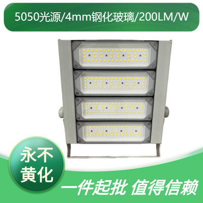 新款熱銷led投光燈50w100w200w戶外防水超亮泛光燈射燈工程防雷燈