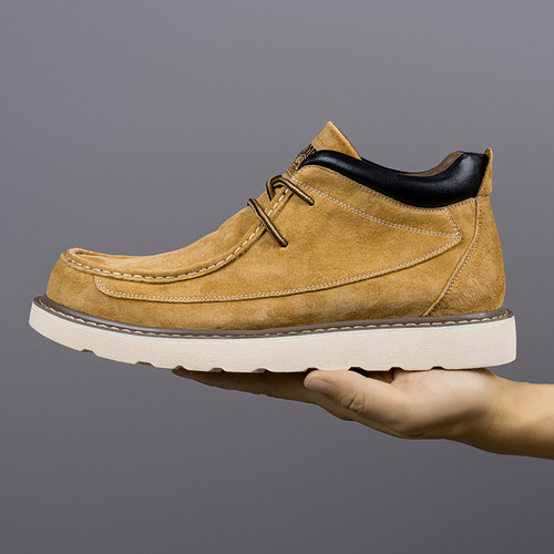 Extra-large size men's shoes 45 size 46 size spring and summer retro Martin boots men 47 size 48 size 49 size fashionable work boots men