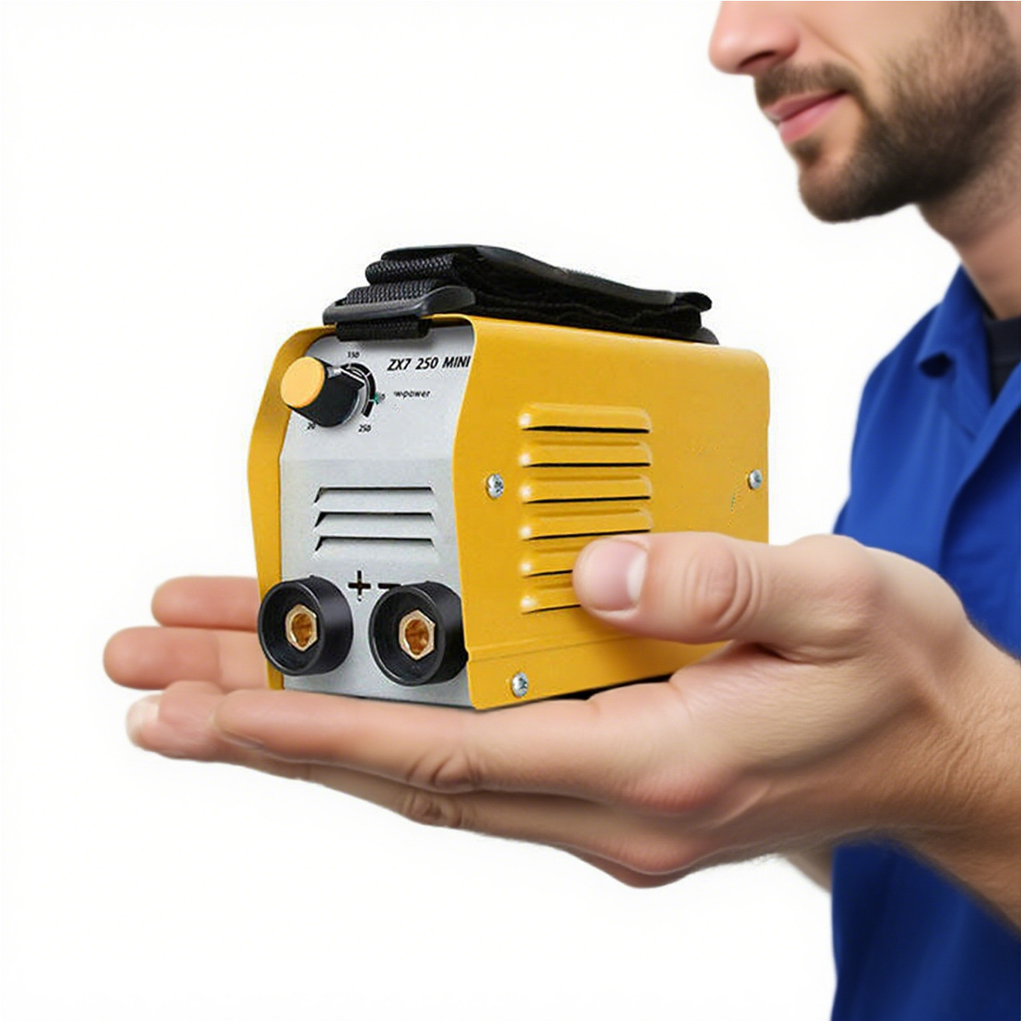 Máquina portátil de soldadura mini 110V / 220V MMA arco IGBT inversor 200 / 250A soldadora de alambre de cobre