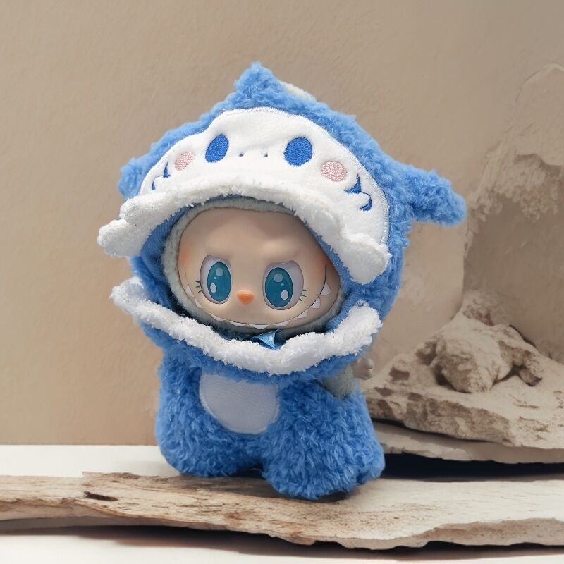 可爱拉布布娃衣labubu一二三代蟑螂衣服炸虾娃衣换装娃娃公仔玩偶|undefined