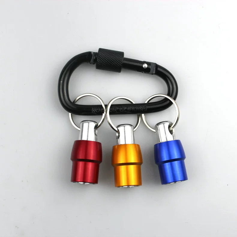 Cross -border keychain Slice sleeve header color connection rod 1/4 batch of heads fast off conversion extension rod