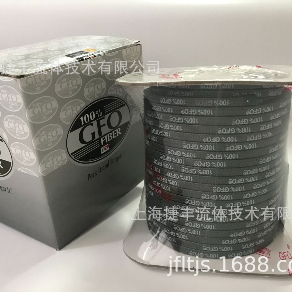 GFO 纤维编织盘根四氟石墨盘根