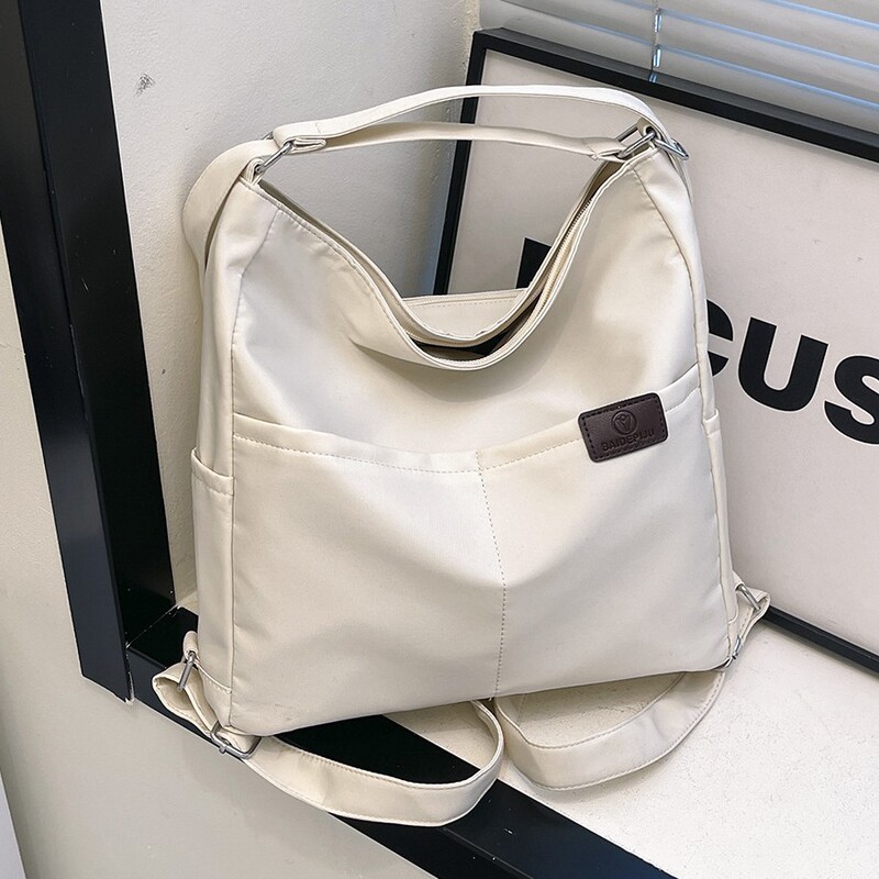 Casual Shoulder Bag Backpack Cloth Bag Texture Large Capacity Bag Women's Bag 2025 New Spring and Summer Commuter Tote Bag