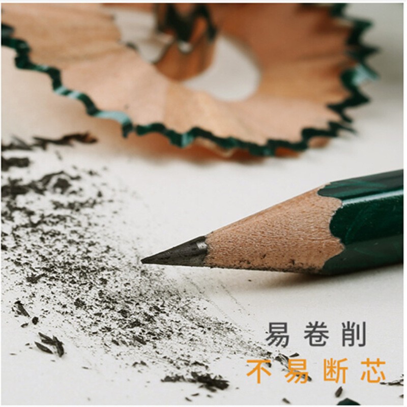 Productos genuinos Shanghai 101 China 2B dibujo lápiz 12 en caja de madera estudiante papelería al por mayor