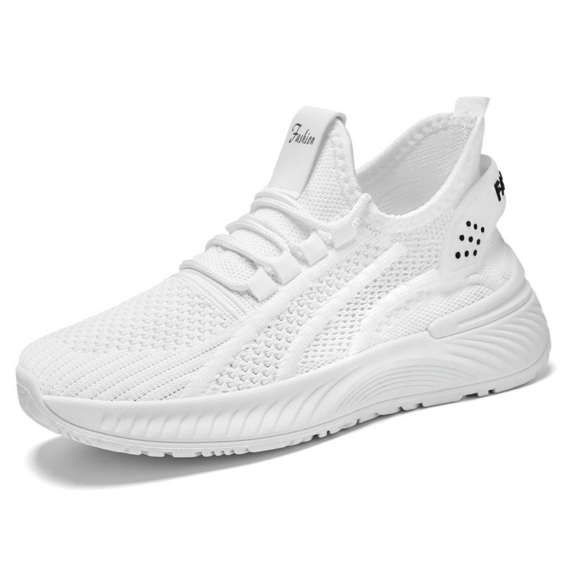 Zapatos de mujer, suela suave, pies no cansados, zapatos de suela gruesa de verano, zapatos deportivos voladores transpirables, zapatos casuales cómodos, zapatos, todo fósforo para mujeres