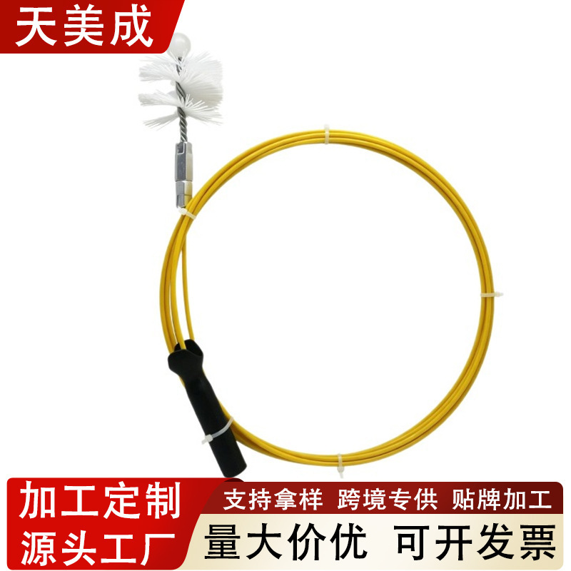 Customized Round Chimney Pipe Cleaning Brush Set with Pp Bristles, Fiberglass Rod, 3m Plastic Handle Customized Round Chimney Pipe Cleaning Brush Set with Pp Bristles, Fiberglass Rod, 3m Plastic Handle