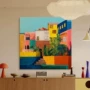 马蒂斯卧室客厅手绘挂画