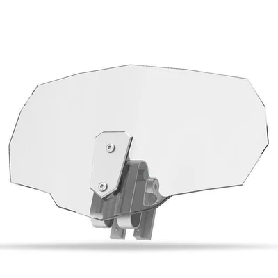 Motorcycle front windshield – protection and anti-cutting accessories - approximate-dimensions-height-195width-315-transparent-electrostatic-film