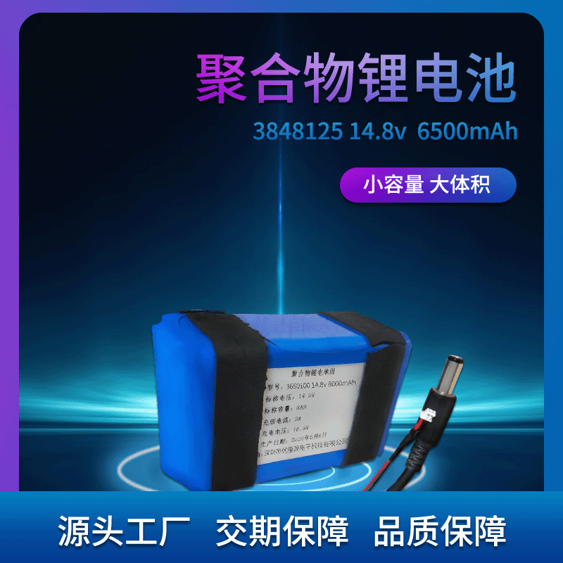 YLY电动工具医疗器械锂电池组3848125 14.8v 6500mAh聚合物锂电池