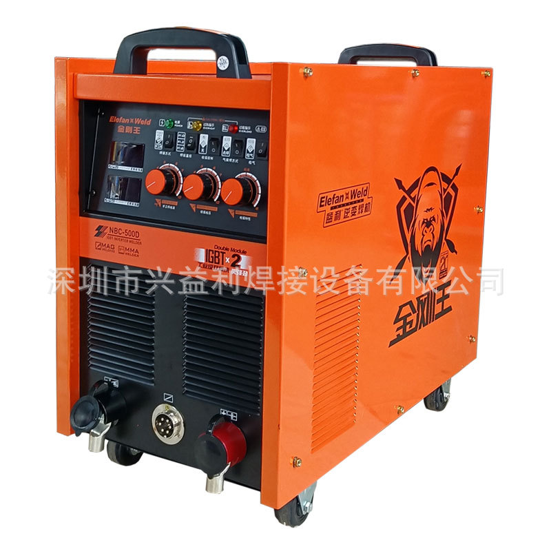 益利金刚王系列2022年新款二保焊机NB-500D 气保焊带电焊功能两用