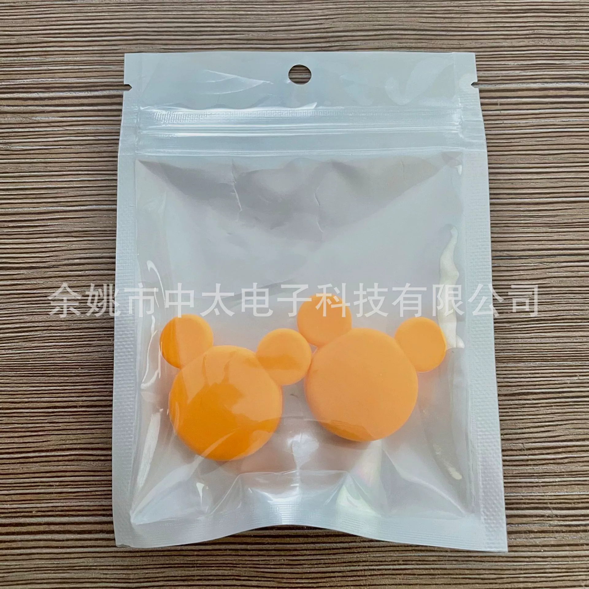 Cross -border hot -selling double -ear solid thread cartoon cute wire card buckle office learning desktop winding device