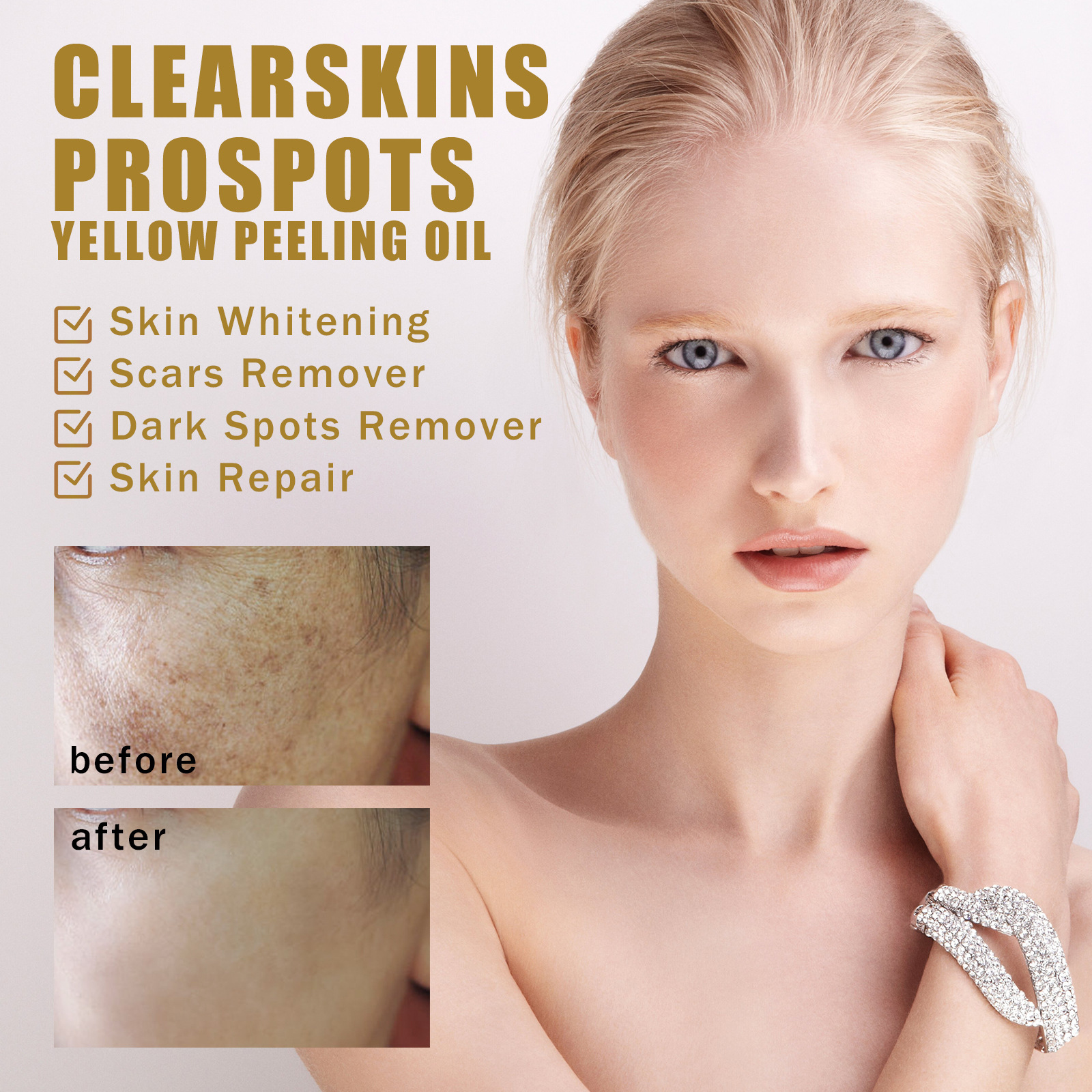 EELHOE-Öl zur Tiefenreinigung, zum Peeling abgestorbener Haut, zum Verblassen von Flecken, zur Befeuchtung, Aufhellung und Verschönerung_voghion.com