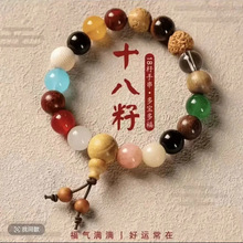 灵隐十八籽手串精致民族风珠菩提多宝手链