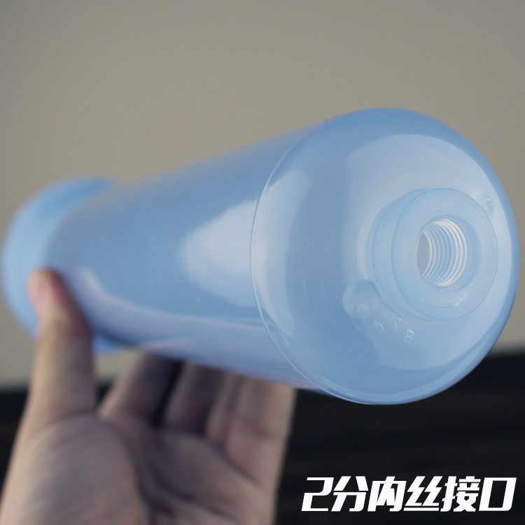 2 puntos PP a prueba de explosiones de bloqueo del cartucho de filtro transparente del diente filtro de cartucho de filtro de la cáscara del filtro translúcido Shell 60MM Filtro de resina Shell