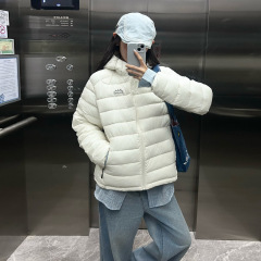 2025年冬新款小个子韩版羽绒棉服女时尚休闲连帽短款宽松棉袄外套