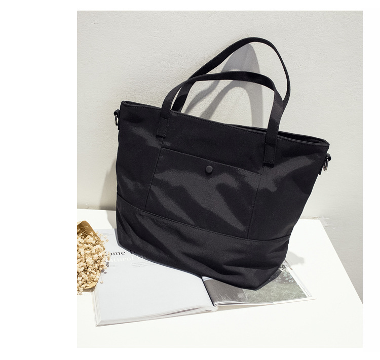 2024 New Korean Edition Trendy Women's Simple Waterproof Cloth Versatile Large Capacity Short Distance Travel Fashion_voghion.com