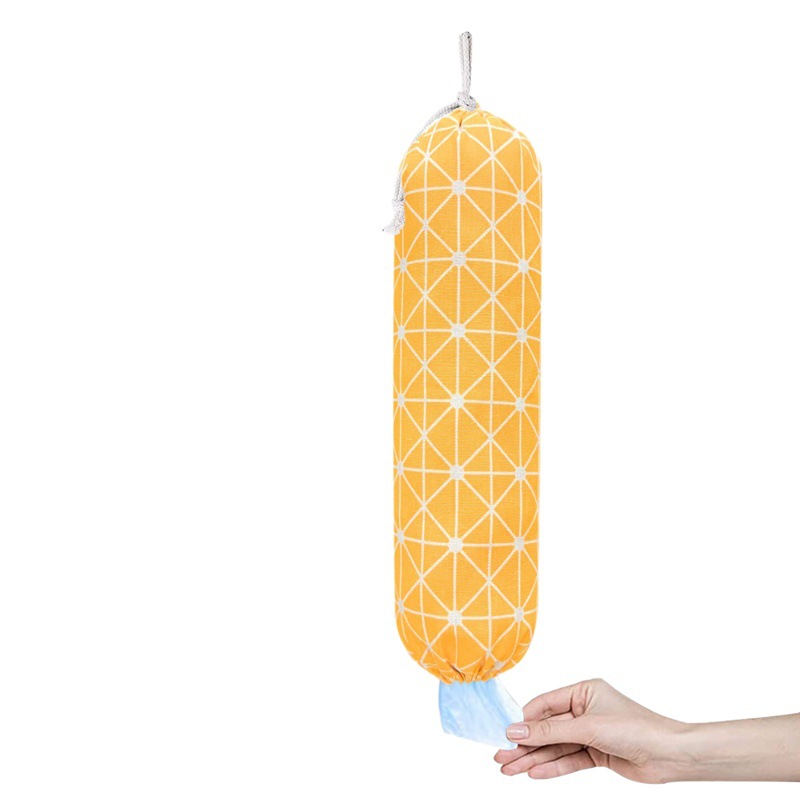 Bolsa de basura de cocina bolsa de almacenamiento lavable gran bolsa de supermercado colgante de pared extracción conveniente bolsa de plástico bolsa de almacenamiento bolsa colgante