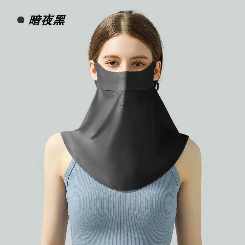 Facekini 日焼け止めマスク医療美容ギフト日焼け止めフルフェイス跡のない日焼け止めマスク通気性のあるアイスシルクマスク女性のための|undefined