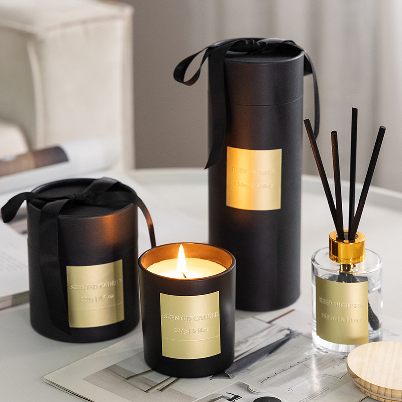 Velas aromáticas de soja natural de alta calidad, personalizadas, fábrica al por mayor, fragancia de lujo para el hogar