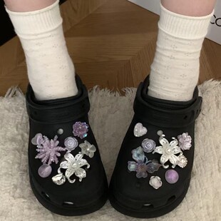 �������{����ˮ�Ь�� �m��Crocs����ЬDIY��Ů�L�b�
