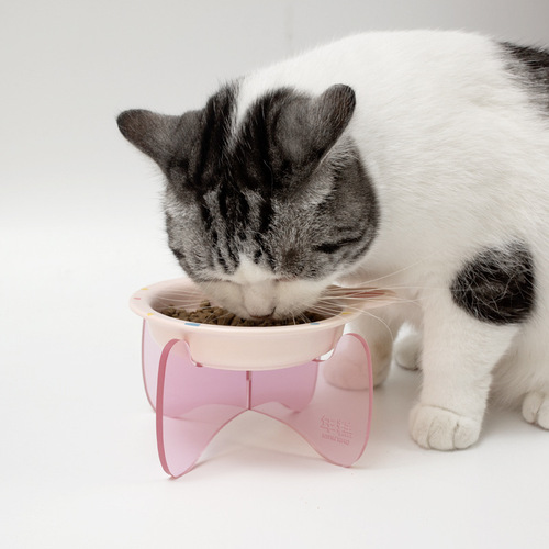 Rice cake children's fun ceramic tall bowl flat bowl oversized arc bowl light porcelain matte glazed waterproof oil placemat