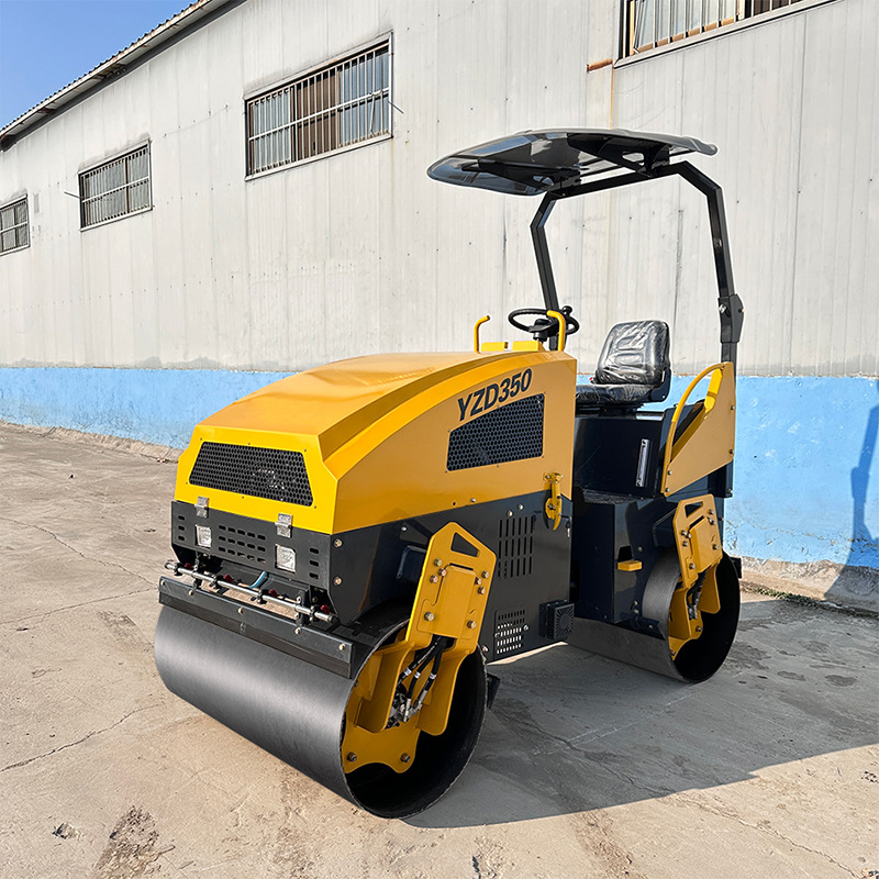 浙江杭州 2吨小型压路机厂家 3吨座驾式振动压土机国4品牌发动机