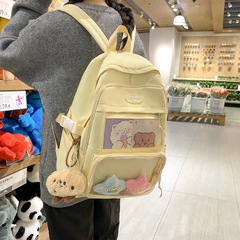 新款ins日系初中生書包女生高中生雙肩包三到五六年級小學生背包