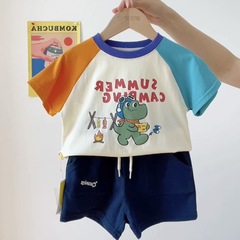 【萌酷龍】嘟嘟家寶寶短袖T恤夏季卡通兒童體恤夏裝新款男童上衣