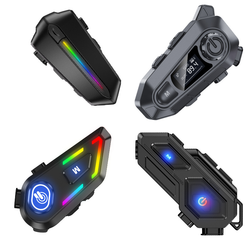 Auriculares Bluetooth para Casco de Moto — Resistentes al Agua, Reducción de Ruido, Varios Modelos