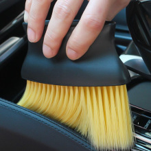 汽车内饰清洁刷车载除尘软毛刷出风口缝隙扫灰