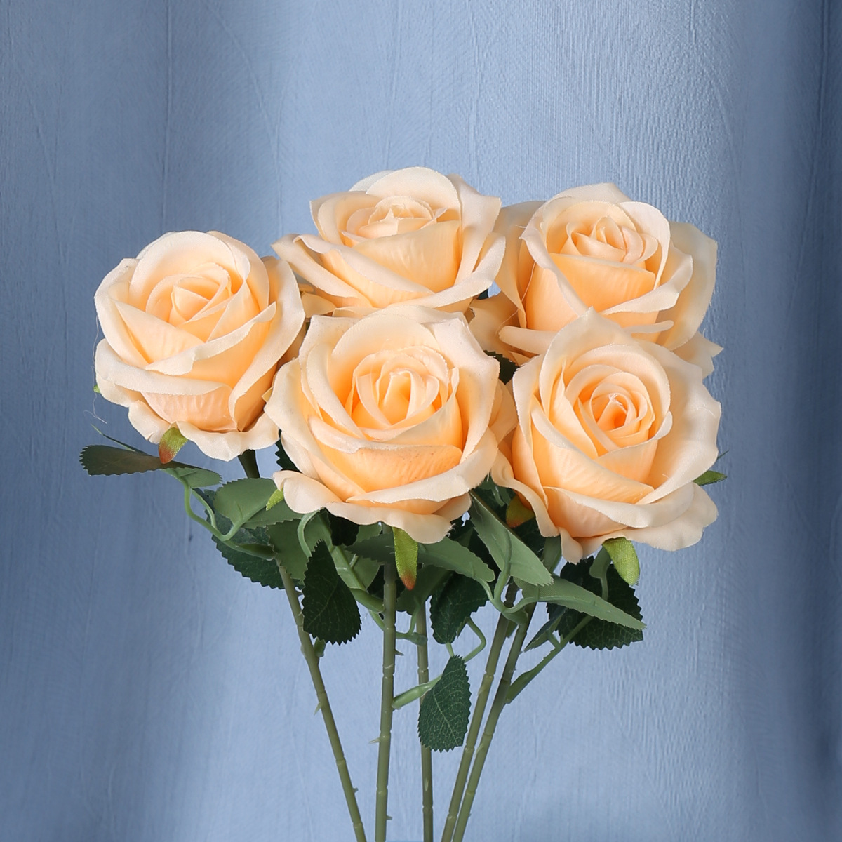 싱글 로즈 라이트 옐로우(실크)