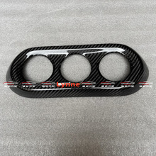 适用于三菱翼神Evo10 碳纤维中控圈 空调面板盖壳 仪表贴件盖子