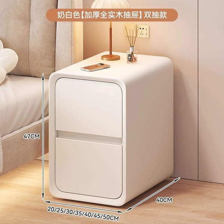 25*40*47cm 유백색, 완전 조립 [원목 서랍 + 고양이 발톱 가죽 + 고밀도 보드 프레임]