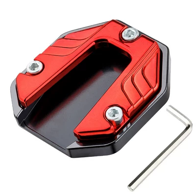 Parts for Electric Bikes, Motosiklet ləvazimatları və aksesuarları - red-foot-pads-1-set-anti-slip-and-wear-resistant