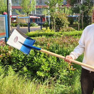 Agricultural all-steel large shovel manganese steel shovel square shovel tip shovel ocean shovel construction site bridge outdoor tip coal shovel garden shovel