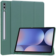 适用三星Tab S10+/S9+12.4平板皮套三折配色TPU笔槽X810/X820壳