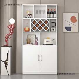 实木酒柜餐边柜一体靠墙储物柜客厅隔断玄关展示柜高柜酒吧柜