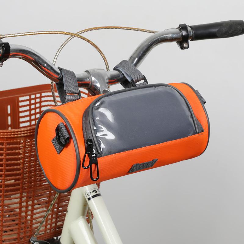 Bolsa de manillar de bicicleta impermeable pantalla táctil bolsa de teléfono móvil bicicleta de montaña bolsa de haz frontal bicicleta ciclismo bolsa de embalaje mango mochila