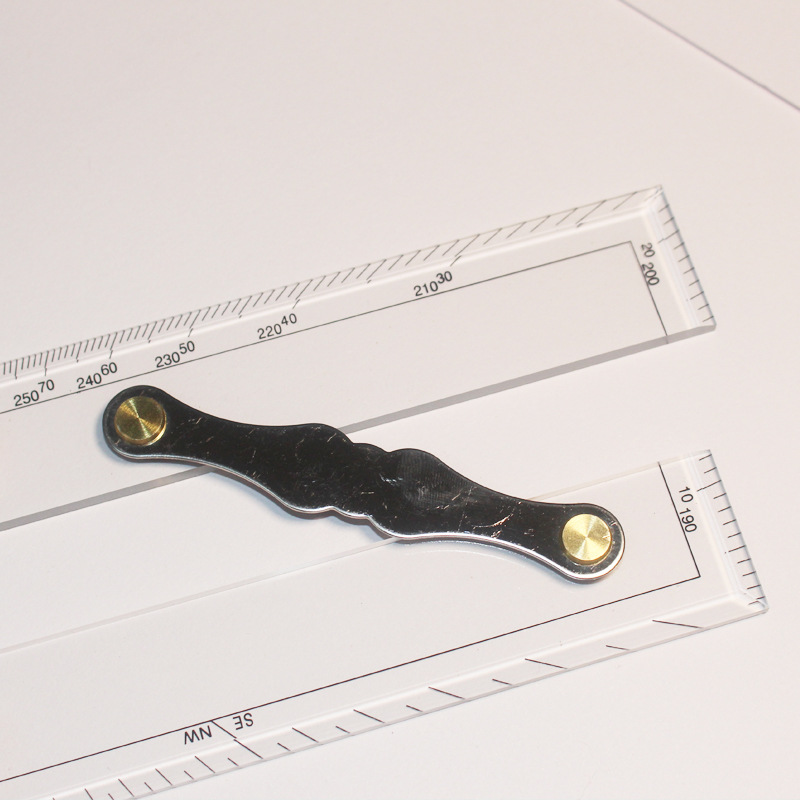 Ocean parallel ruler 30CM navigation ruler Navigation diagram navigation tool drawing ruler sea navigation ruler sea ruler 2