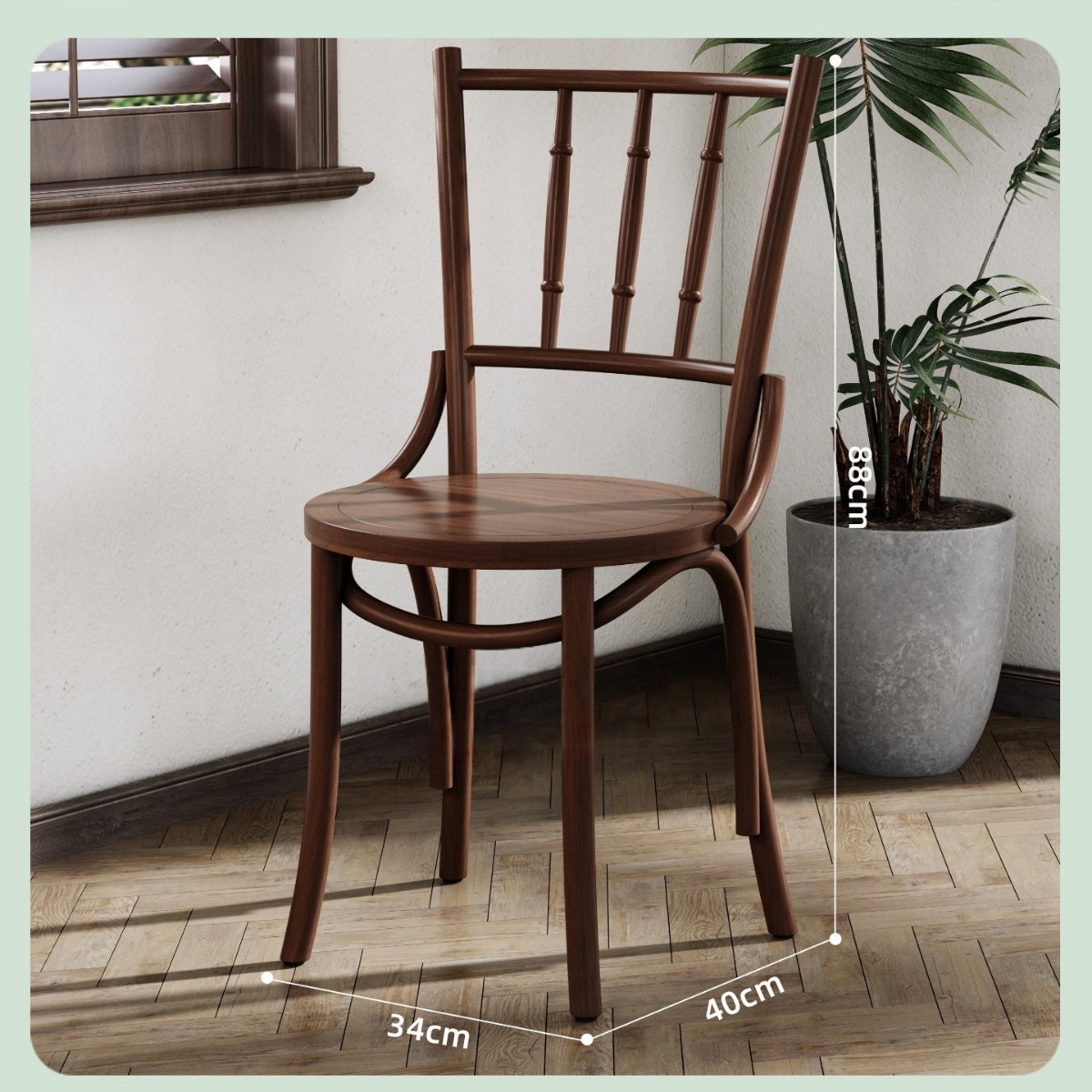 Mesa y silla de cafetería americana retro francesa panadería de comida ligera dulces tienda de azúcar y agua bistrona mesa de madera maciza