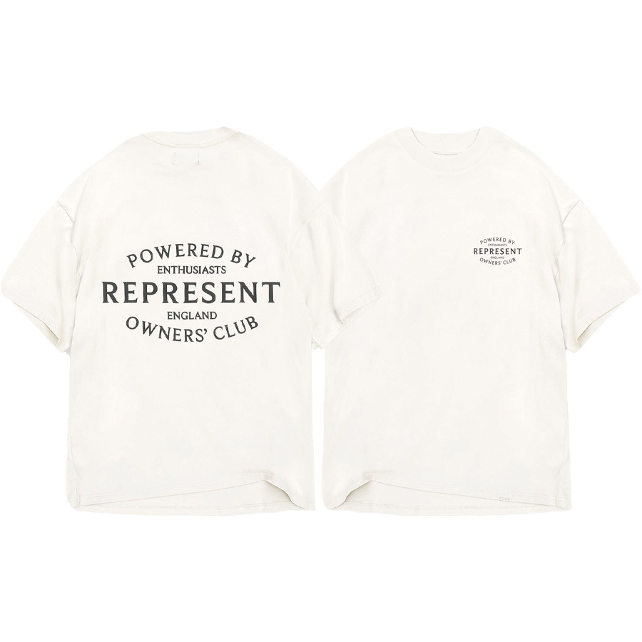 REPRESENT OWNERS CLUB Camiseta de manga corta de silicona estereoscópica masculina