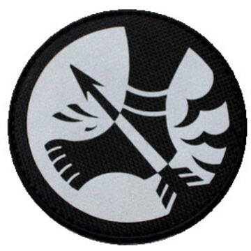 Embroidered logo badge Foundation Mobile Task Force logo highlight reflective Velcro armband coat, hat, backpack sticker