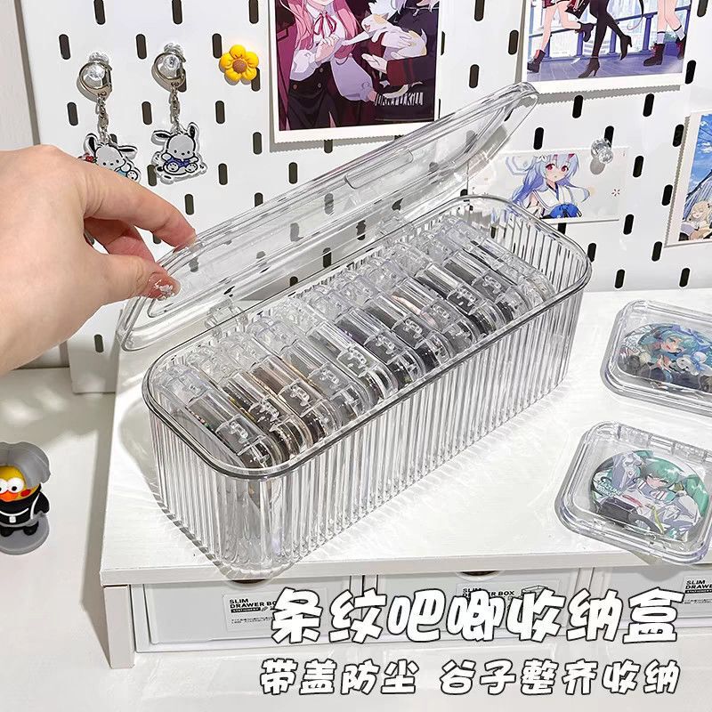 Storage Box for Grains, Moisture-Proof, Dust-Proof, Anti-Oxidation Display Rack, Desktop Storage Sealed Box for Grain Enthusiasts
