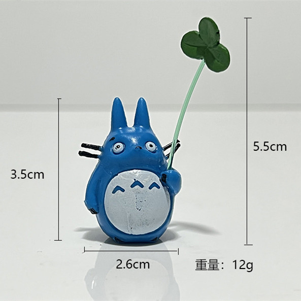 클로버 파란 고양이