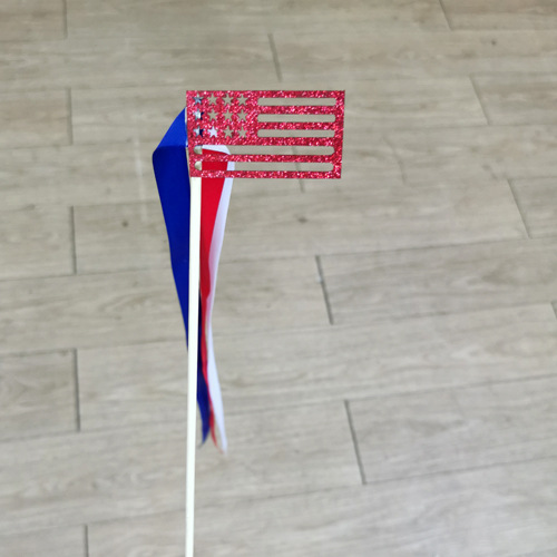 Cross-Border Día DE LA Independencia Americana EE. UU. Bandera cinta de color palo de hadas palo mágico Garland fiesta celebración Decoración