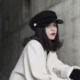 平顶女士新款气质贝雷帽