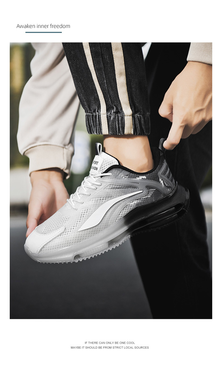Men's Running Shoes Leather Breathable Waterproof Sport Trainers_voghion.com