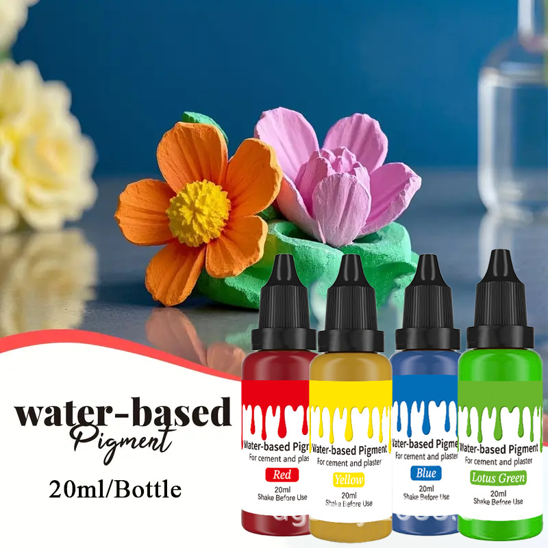 20ml double concentration gypsum colorant has excellent coloring effect and is used for gypsum cemen