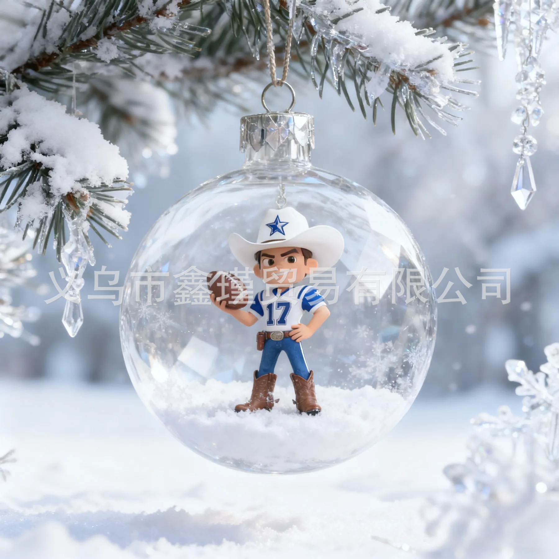 Nuevo cross-border Cute Cat Christmas Glass2D acrílico colección de joyas de Navidad