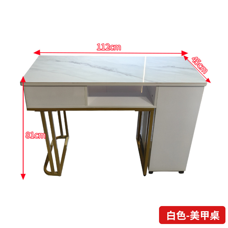 Mesa y silla de manicuras de moda en línea, simple y económica, mesa de manicuras de estilo japonés, mesa de manicuras de doble persona